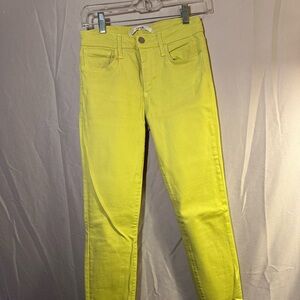 Bright Yellow Women's Jeans. Joes size 28